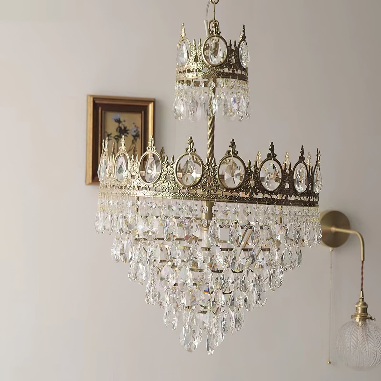 Linfort Brass Chandelier - Lumpaz