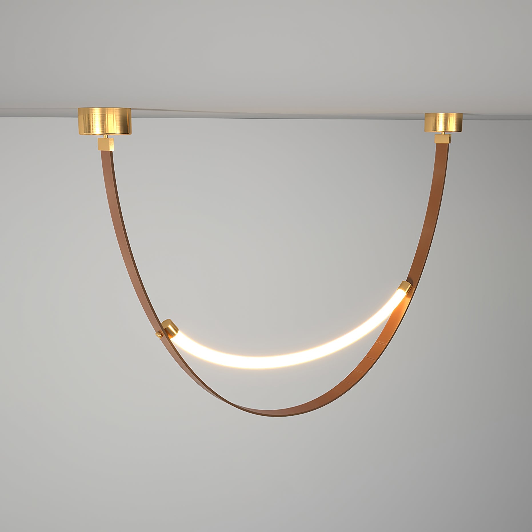 Leather Pendant Light - Lumpaz