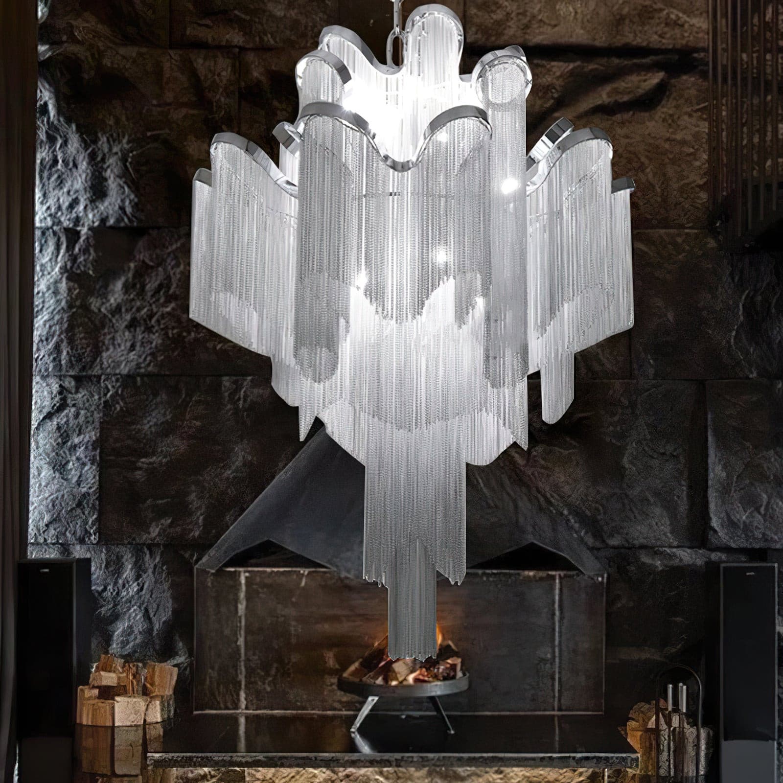 Fringe Chandelier - Lumpaz