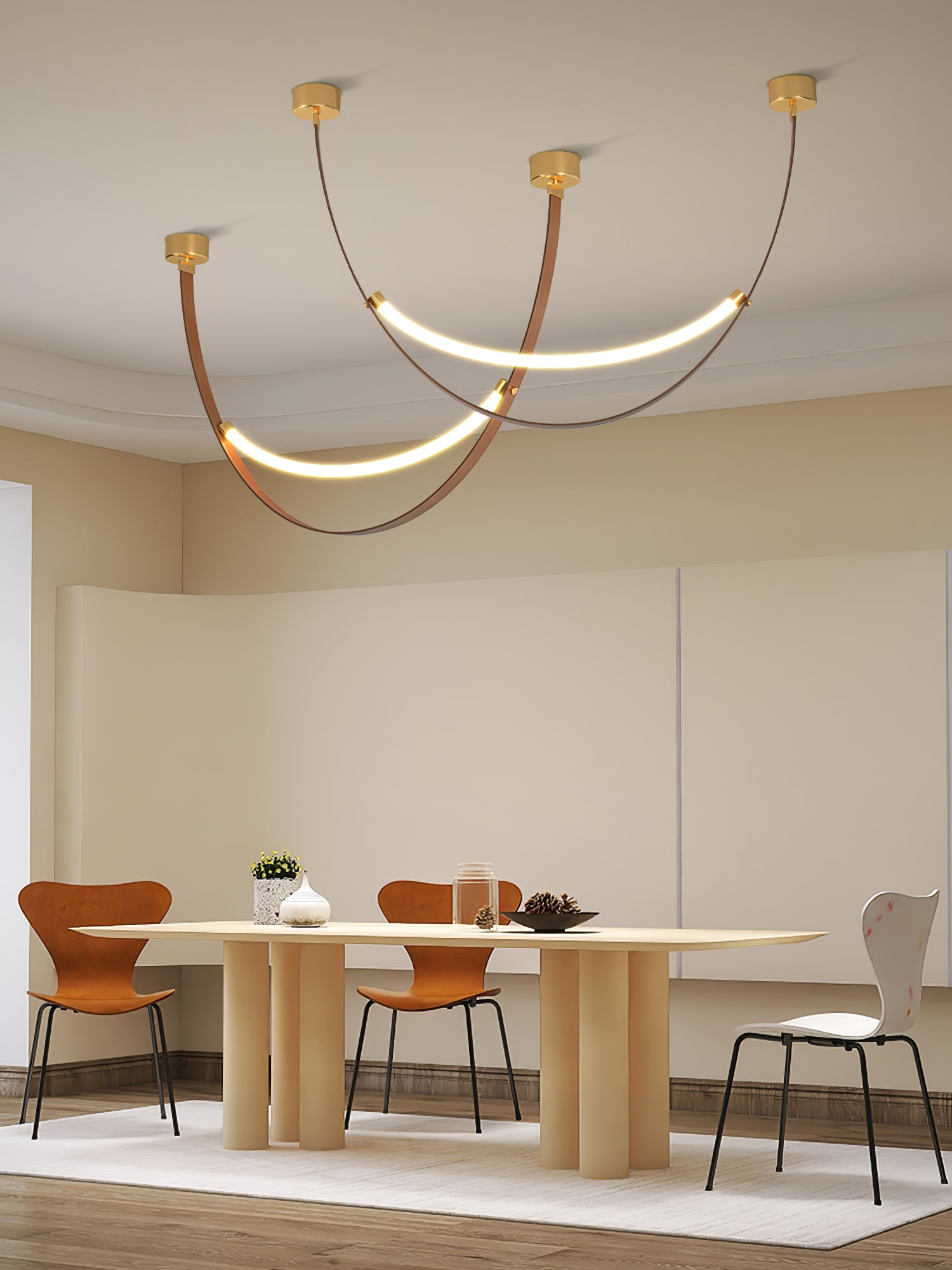 Leather Pendant Light - Lumpaz