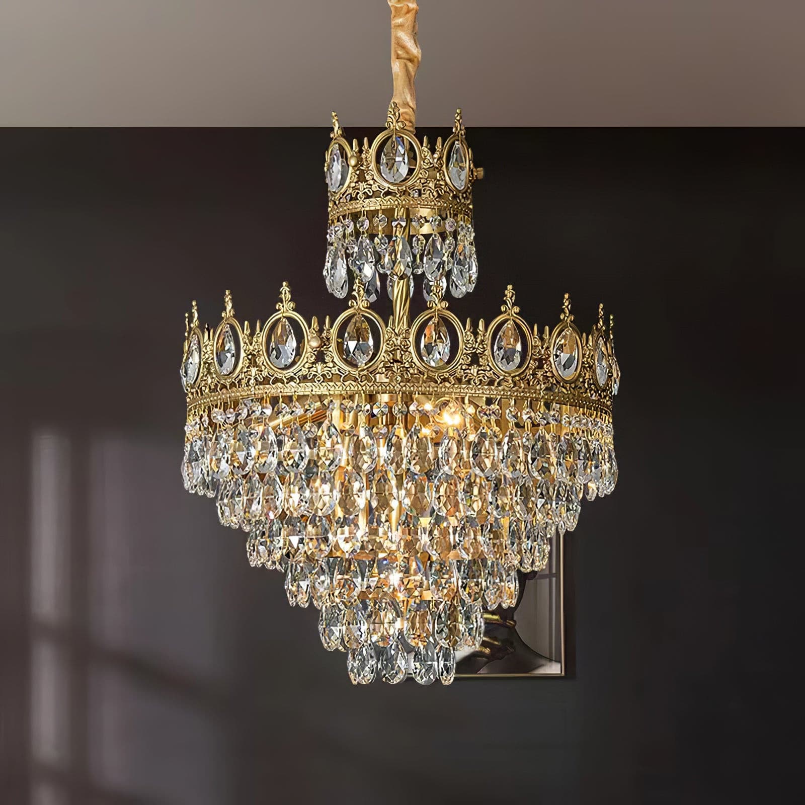 Linfort Brass Chandelier - Lumpaz
