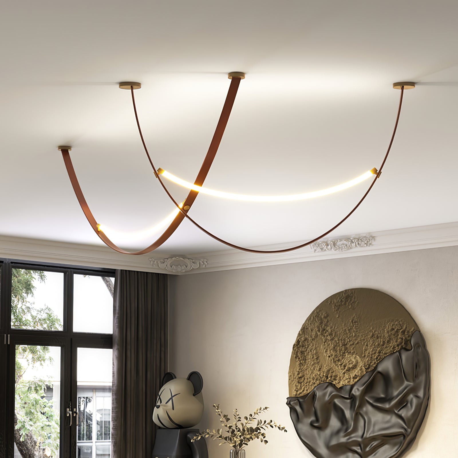 Leather Pendant Light - Lumpaz