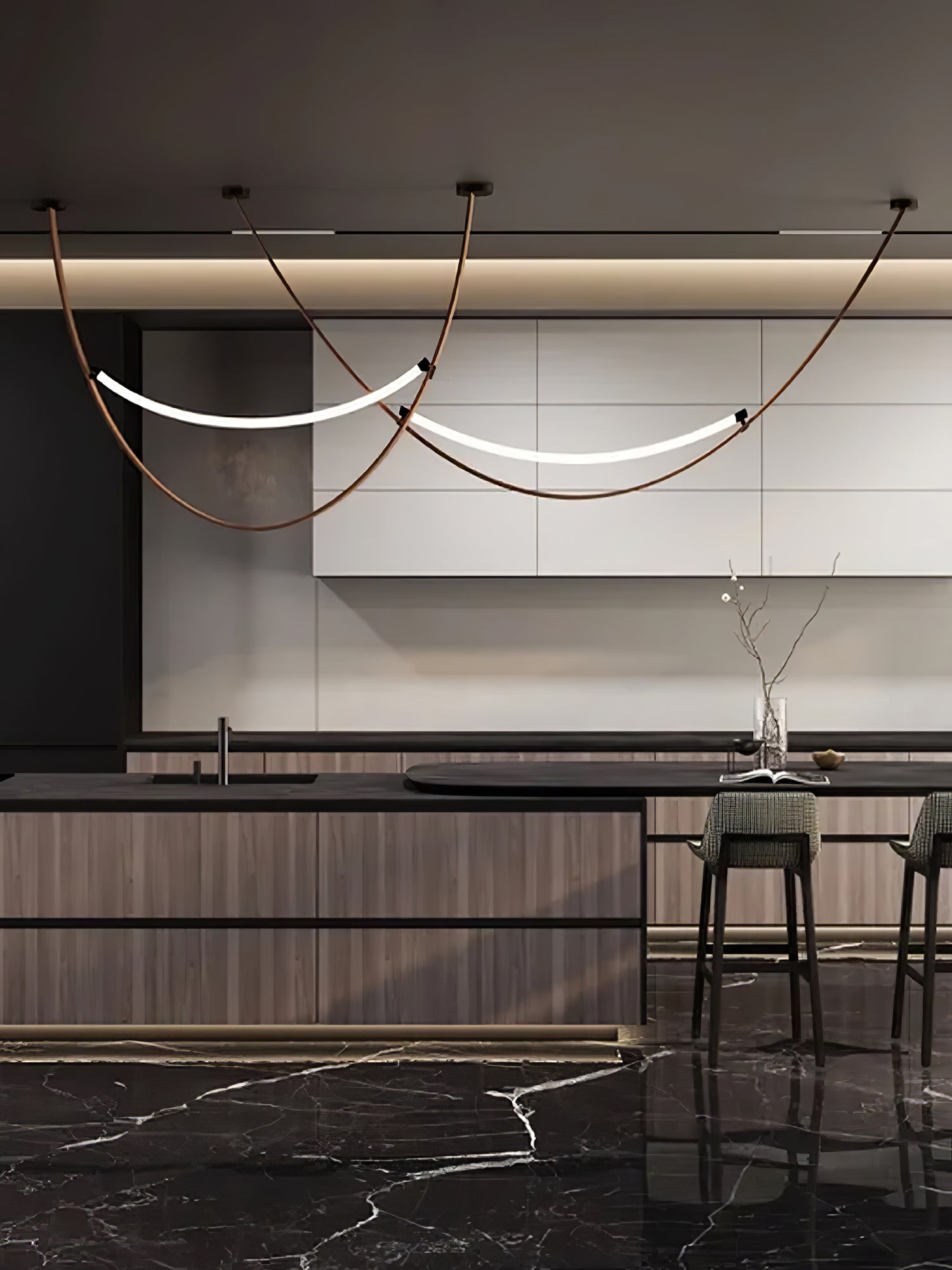 Leather Pendant Light - Lumpaz