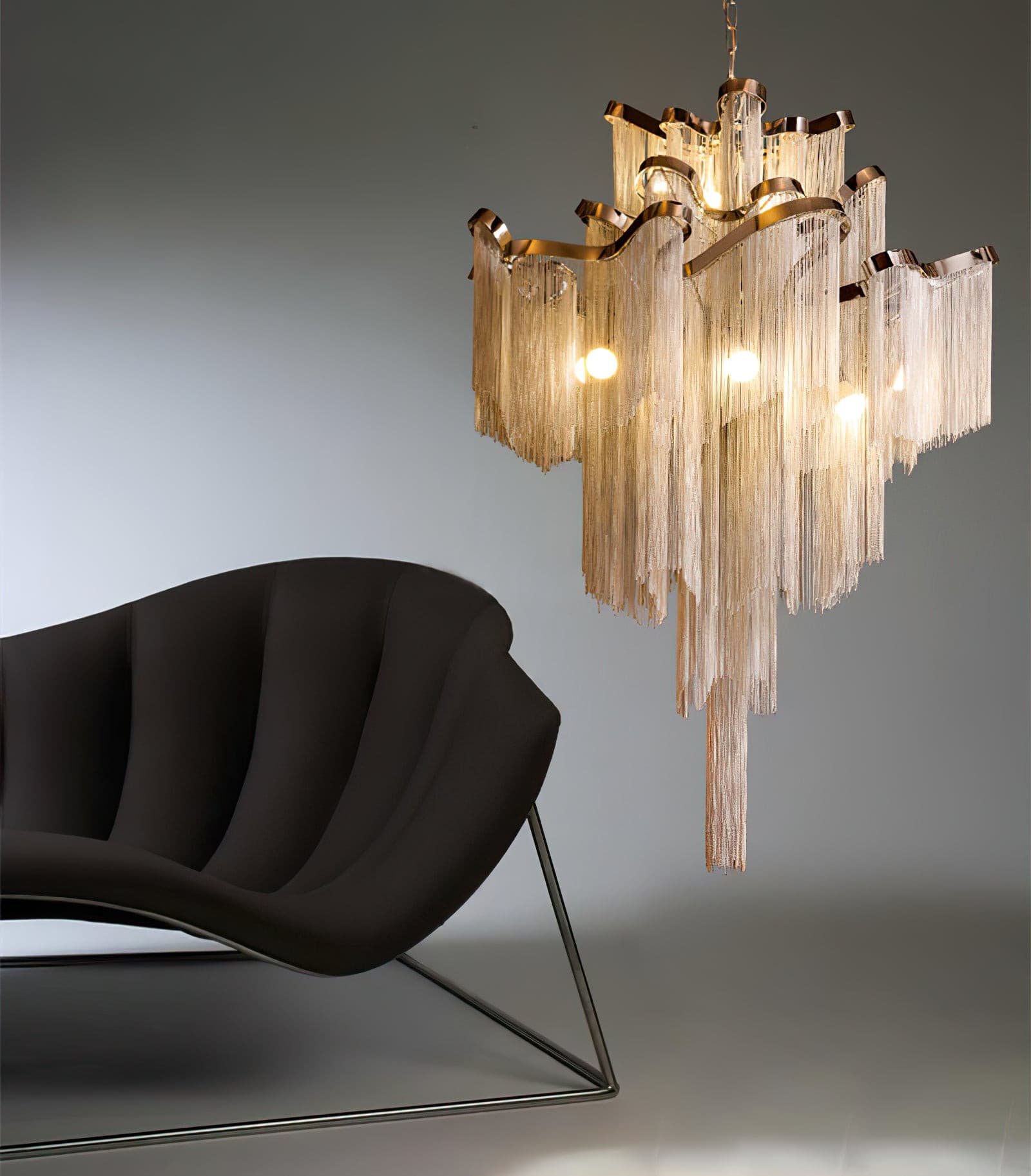 Fringe Chandelier - Lumpaz