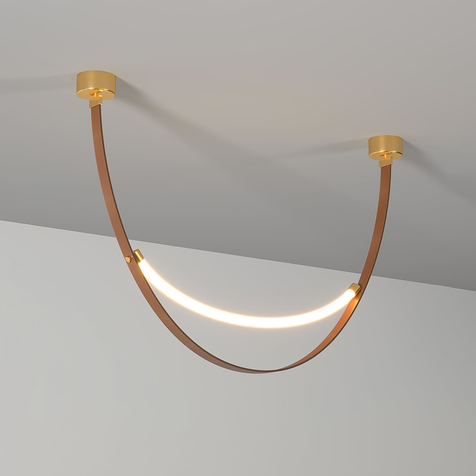 Leather Pendant Light - Lumpaz