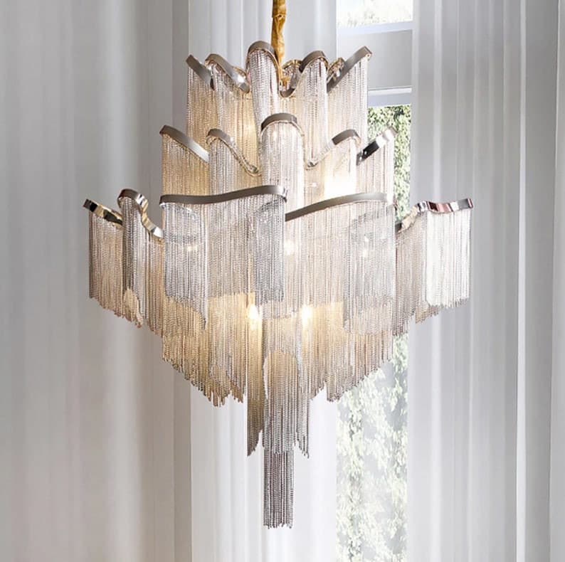 Fringe Chandelier - Lumpaz