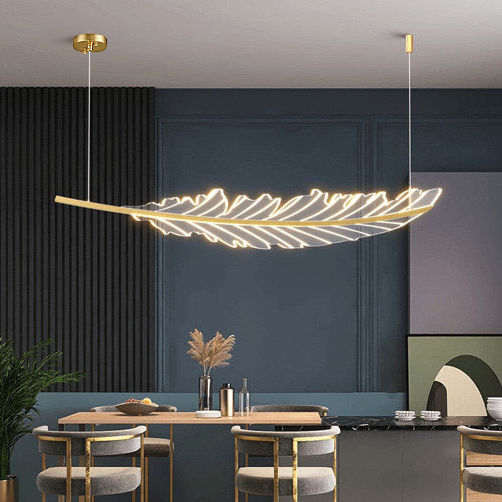 Modern Leaf Shaped Chandelier - Lumpaz