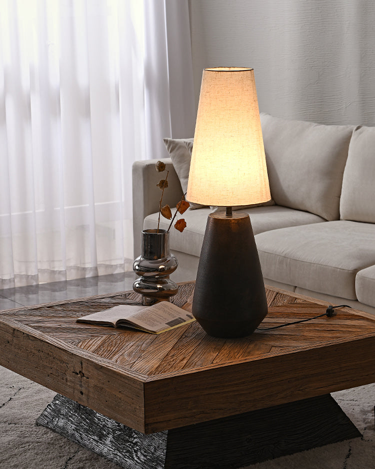Ceramic Tapered Table Lamp - Lumpaz