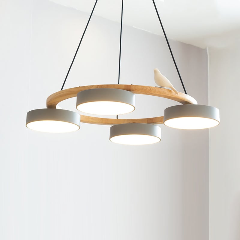 Sienna Bird Round Chandelier - Lumpaz