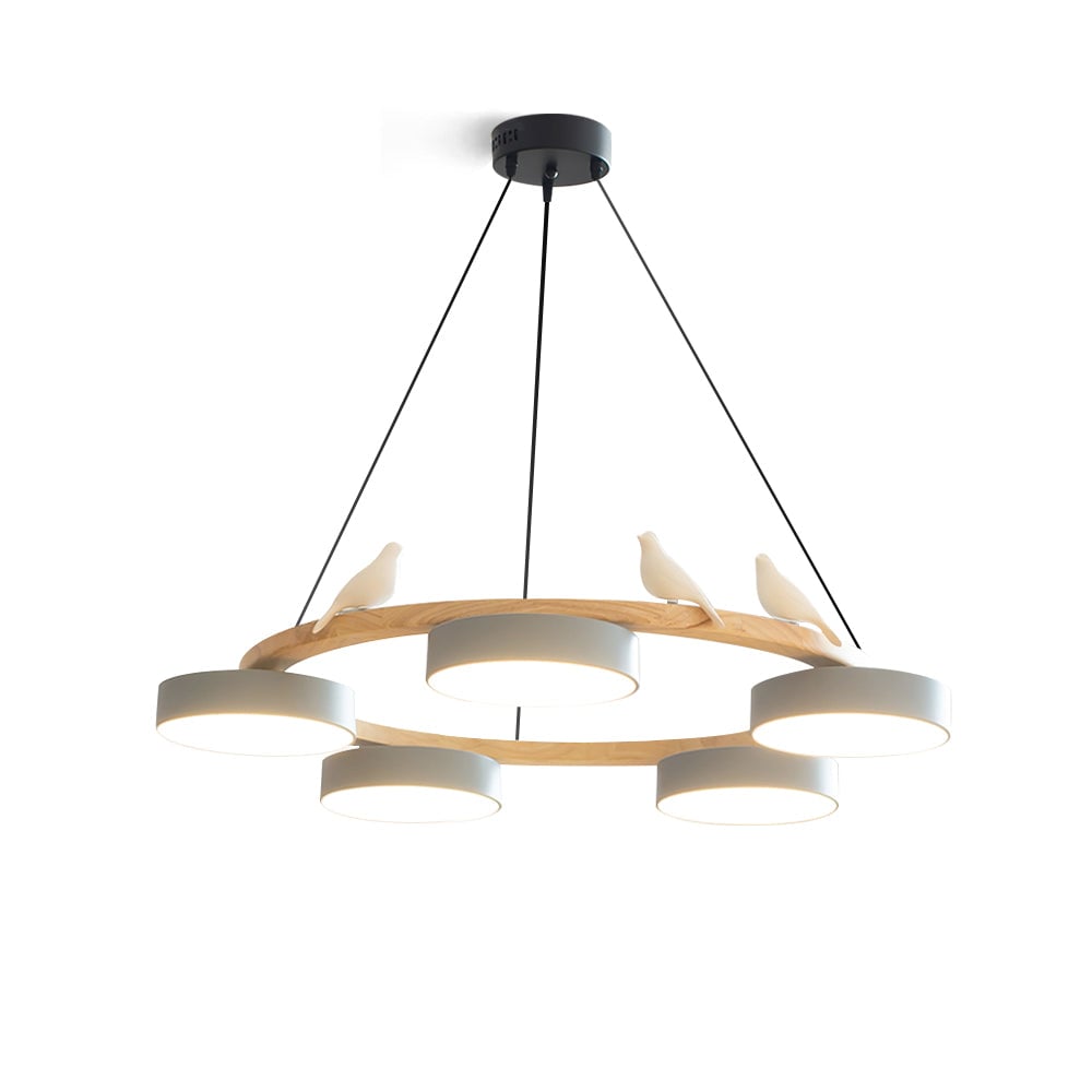 Sienna Bird Round Chandelier - Lumpaz