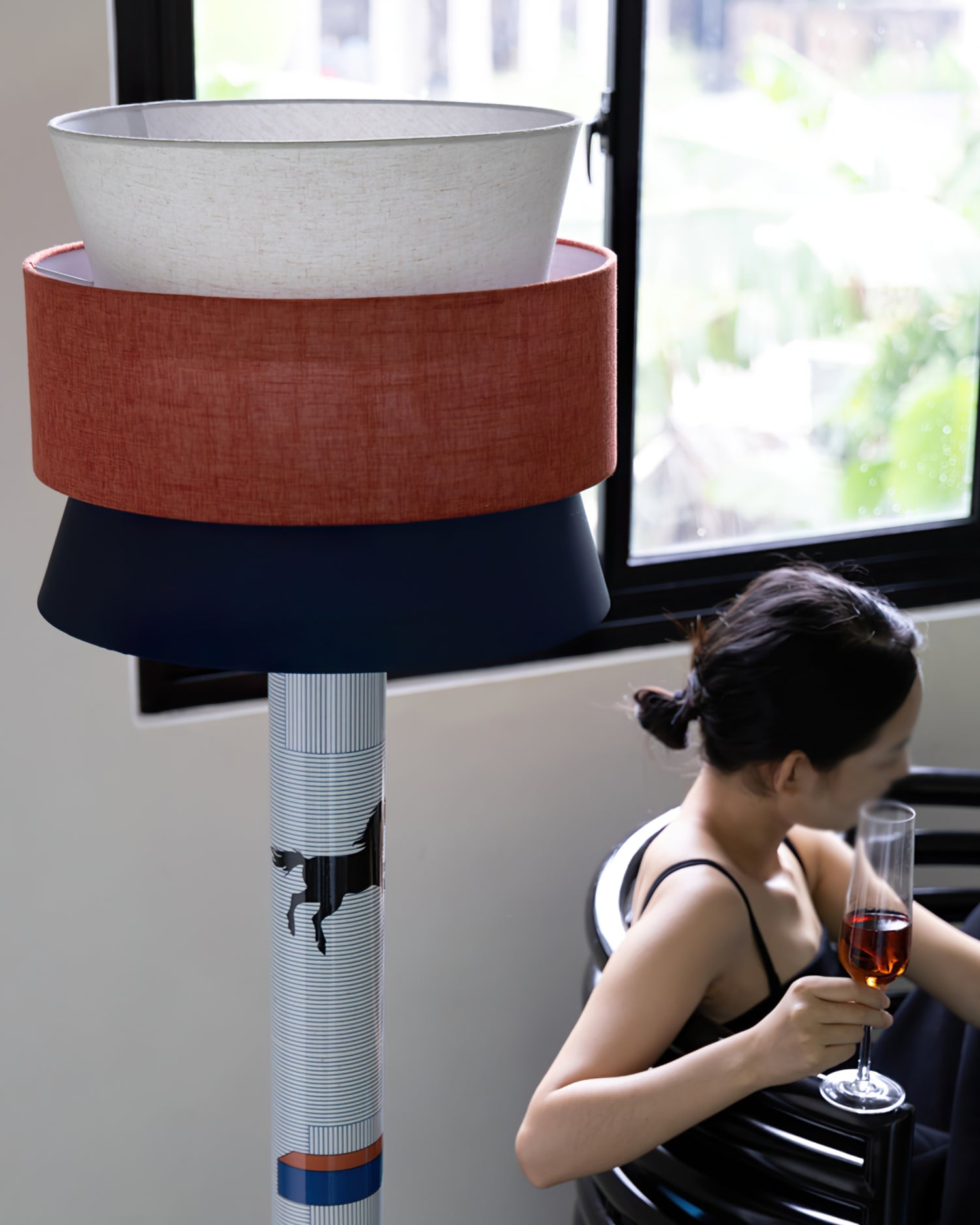 Striped Pony Floor Lamp - Lumpaz