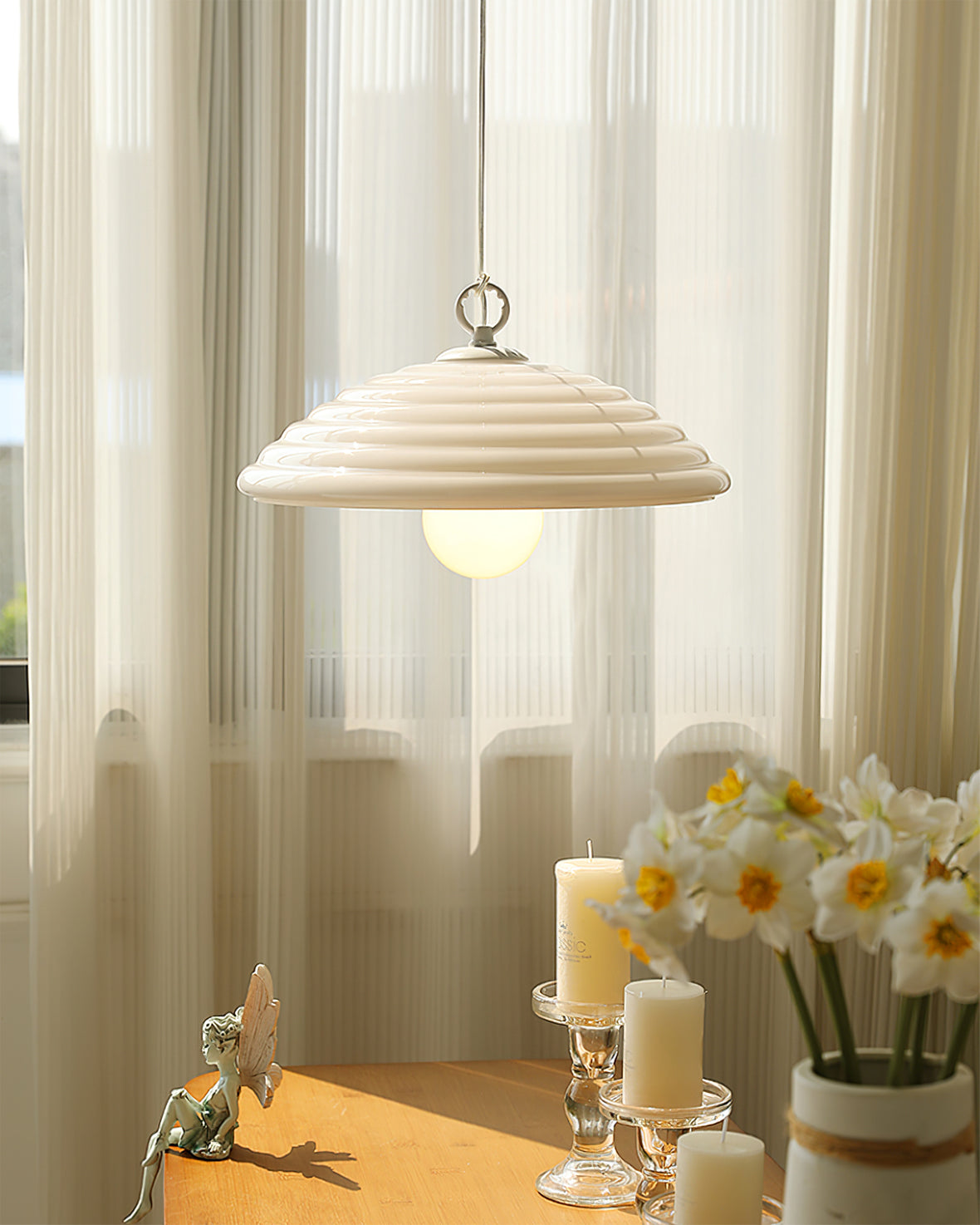 Wave Glass Pendant Lamp - Lumpaz