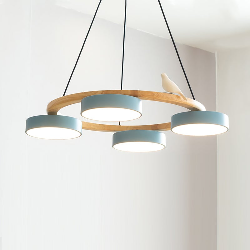 Sienna Bird Round Chandelier - Lumpaz