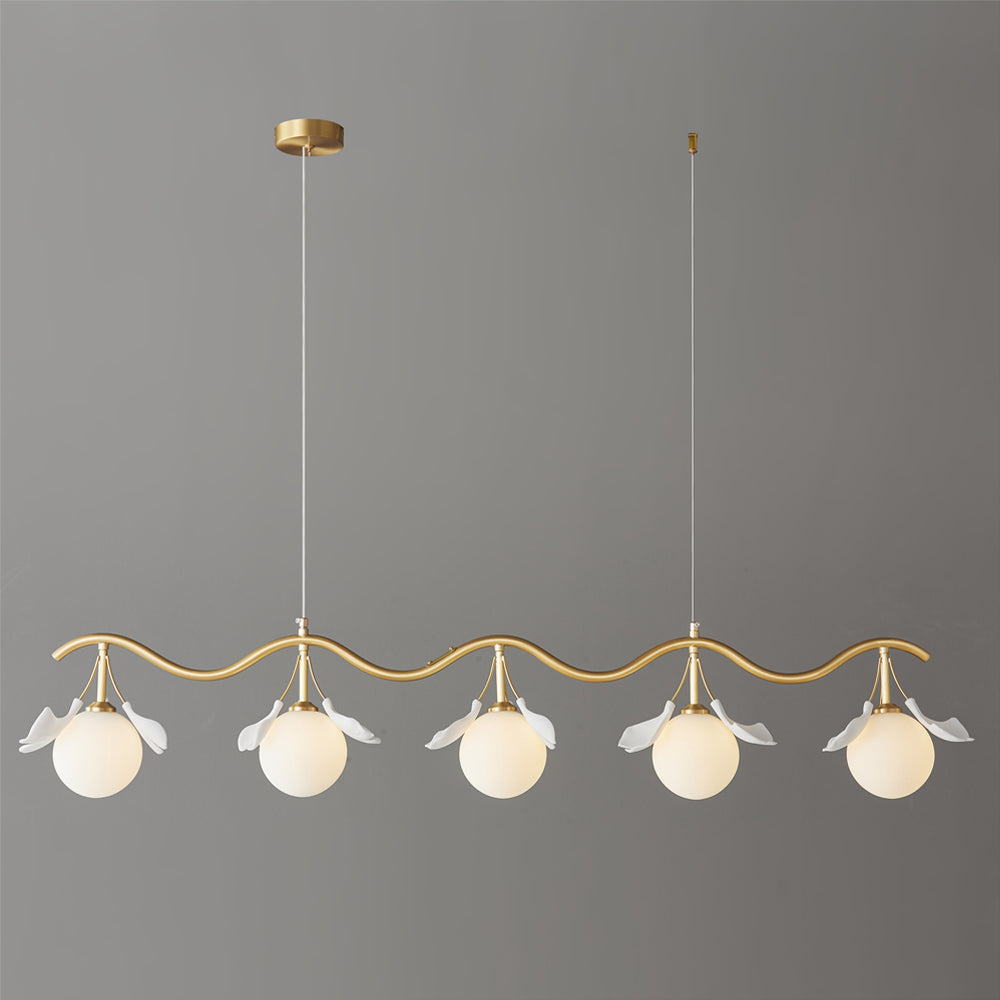 Allanie Gingko Long Chandelier - Lumpaz