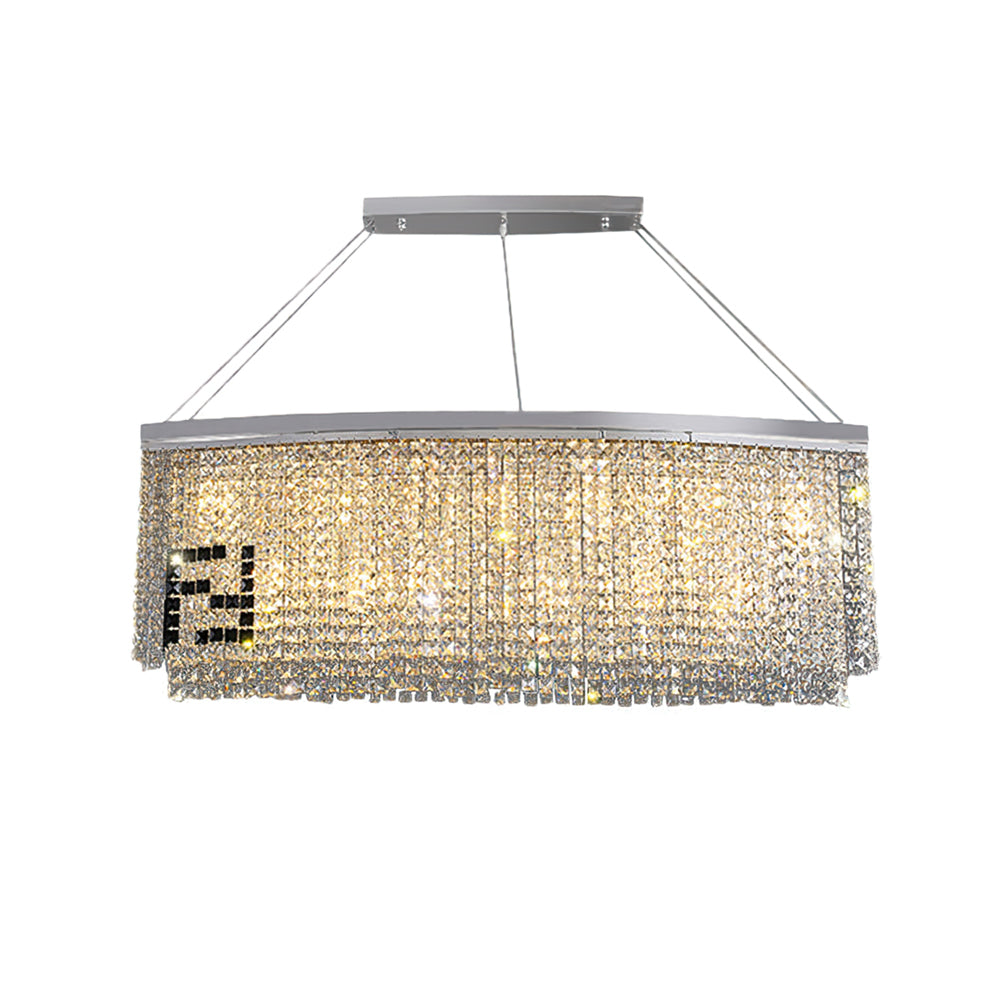 Liliana Rectangle Crystal Chandelier - Lumpaz