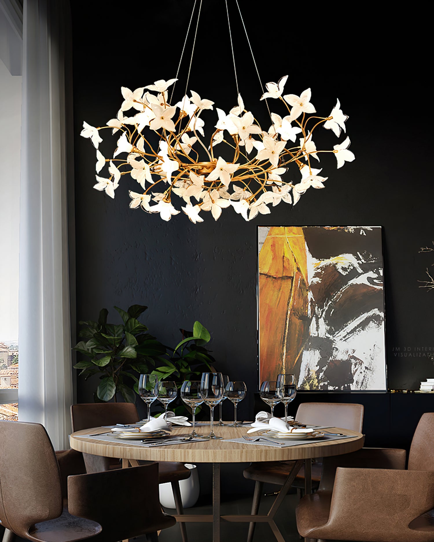 Veitchii Flower Chandelier - Lumpaz