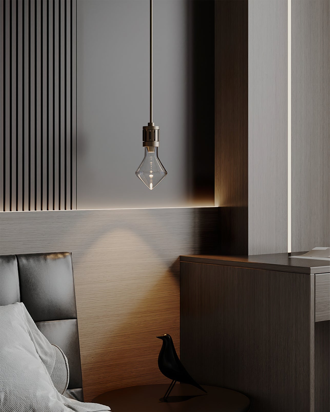 Diamond Glass Pendant Lamp - Lumpaz