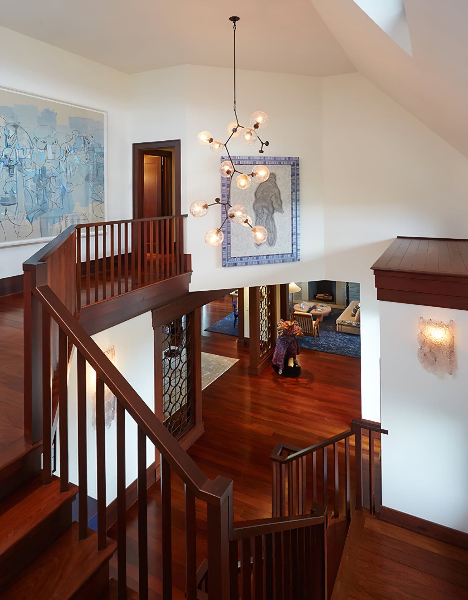 Perry Globe Vertical Chandelier - Lumpaz