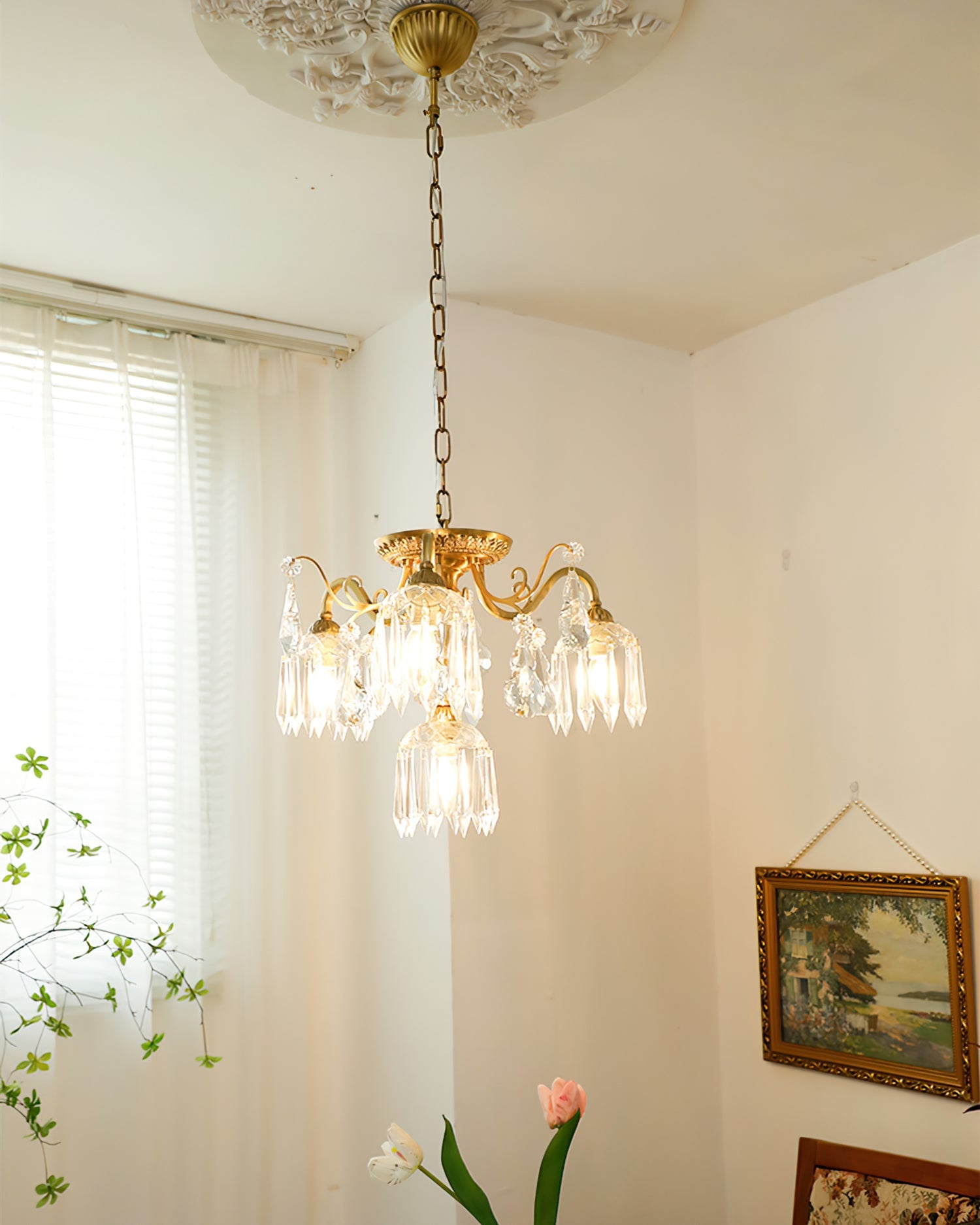 Astrid Droplet Glass Chandelier - Lumpaz