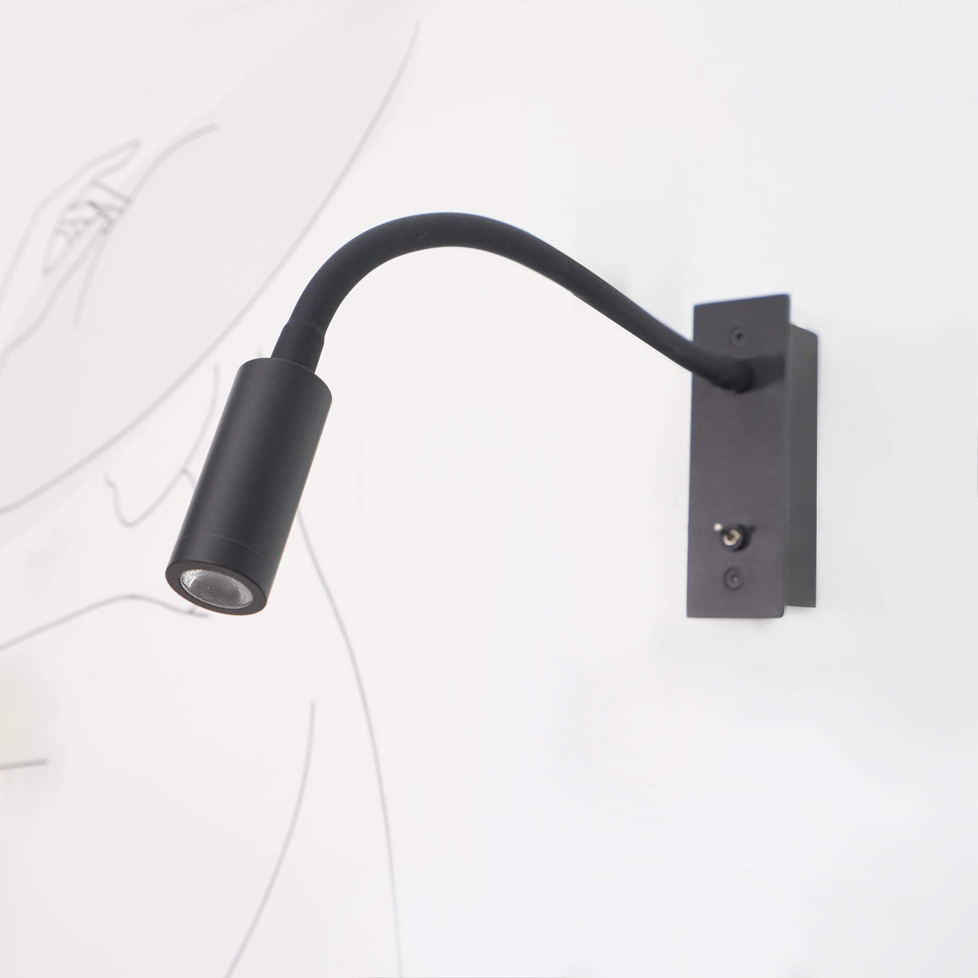 LED Bedroom Art Deco Wall Light - Lumpaz