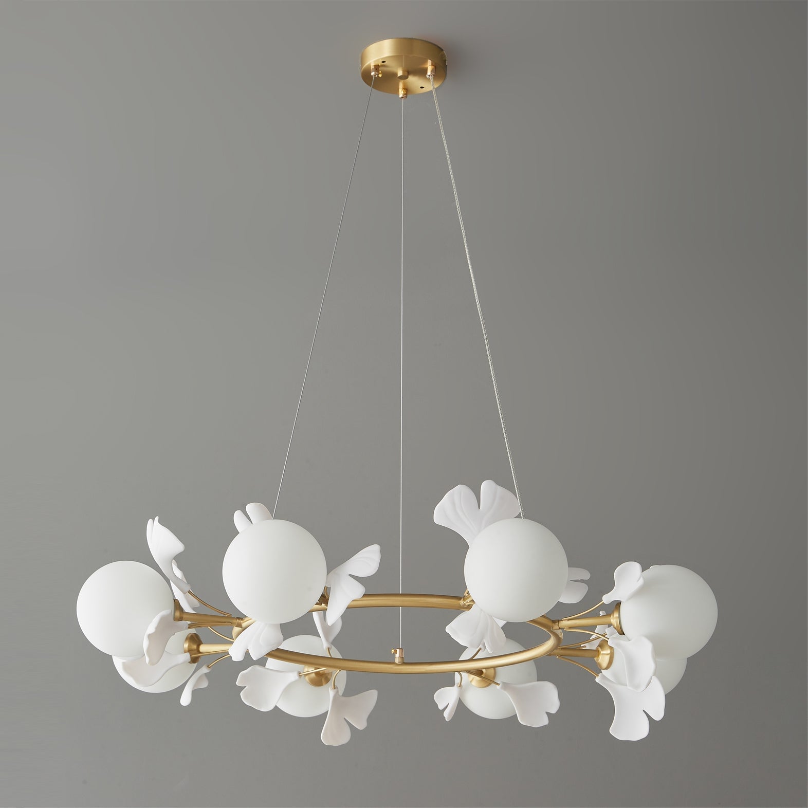 Allanie Gingko Round Chandelier - Lumpaz