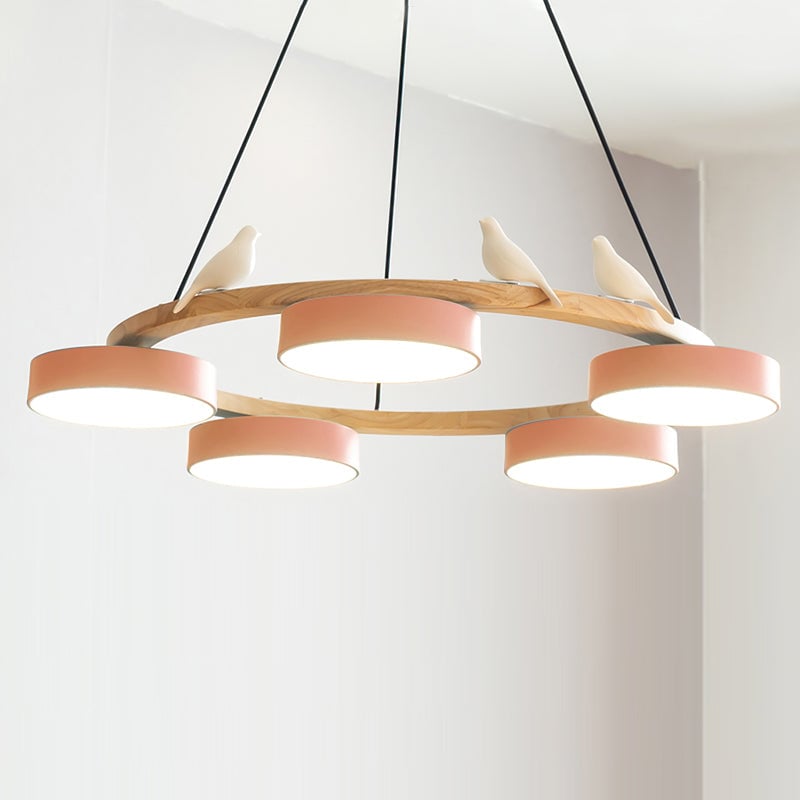 Sienna Bird Round Chandelier - Lumpaz