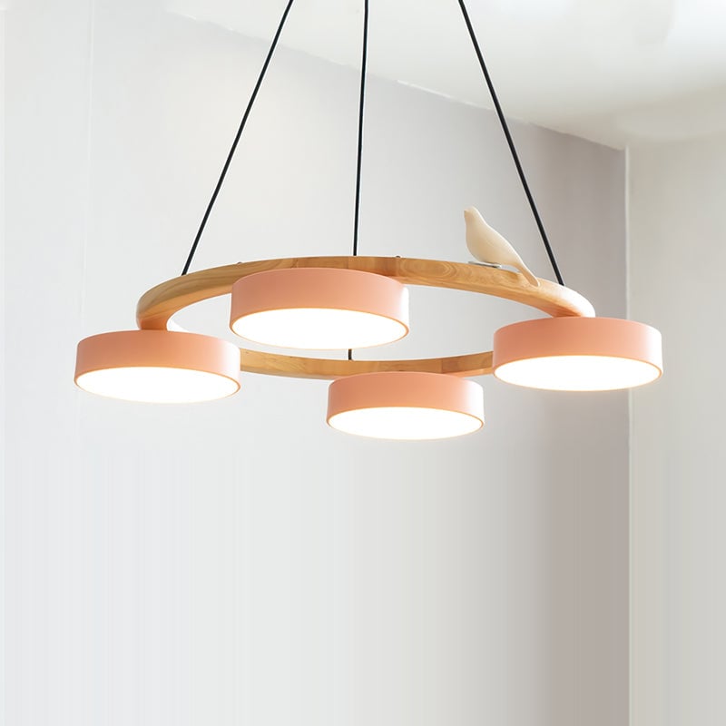 Sienna Bird Round Chandelier - Lumpaz