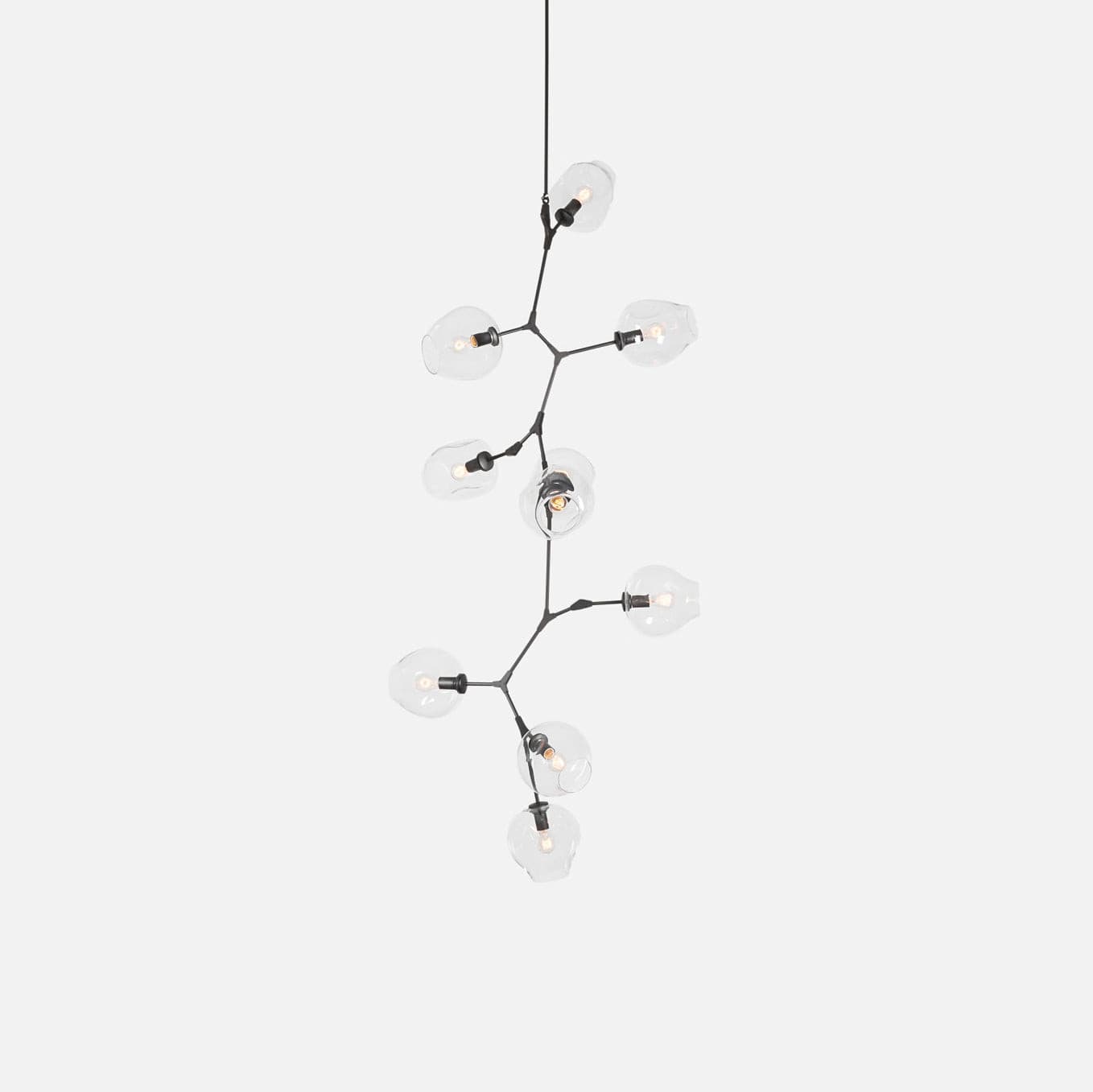 Perry Globe Vertical Chandelier - Lumpaz