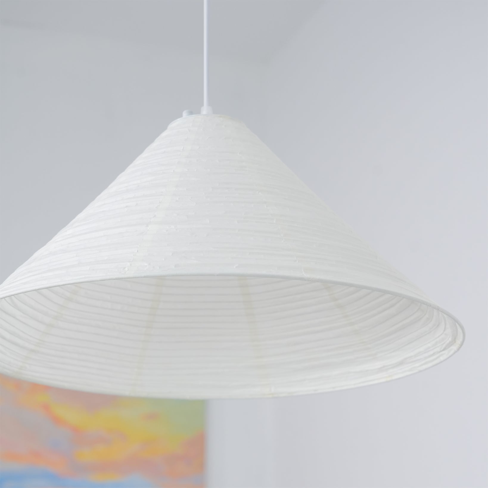 Cone Washi Pendant Light - Lumpaz