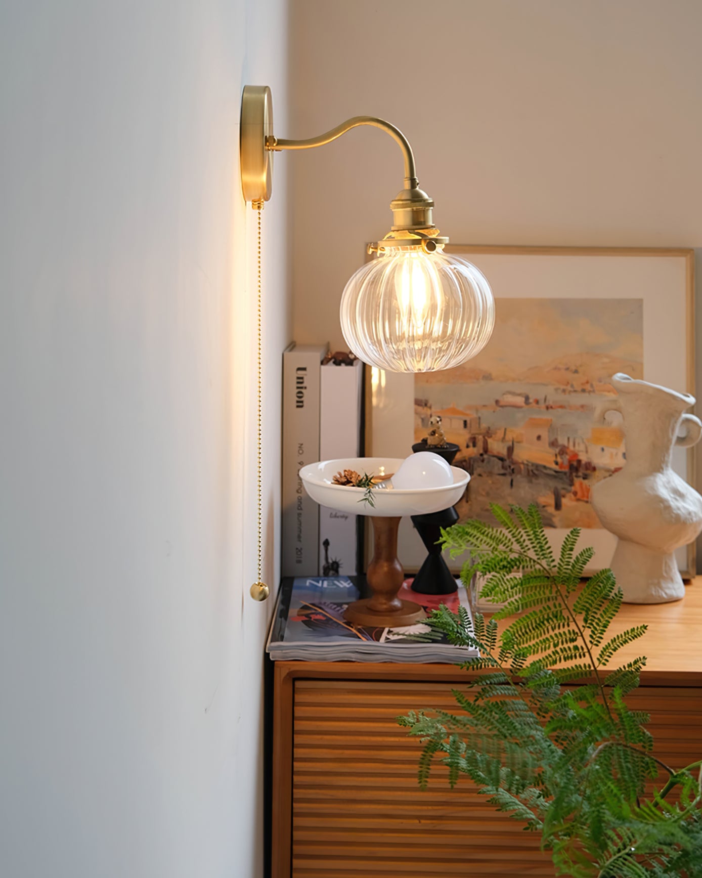 Wingbo Glass Wall Lamp - Lumpaz