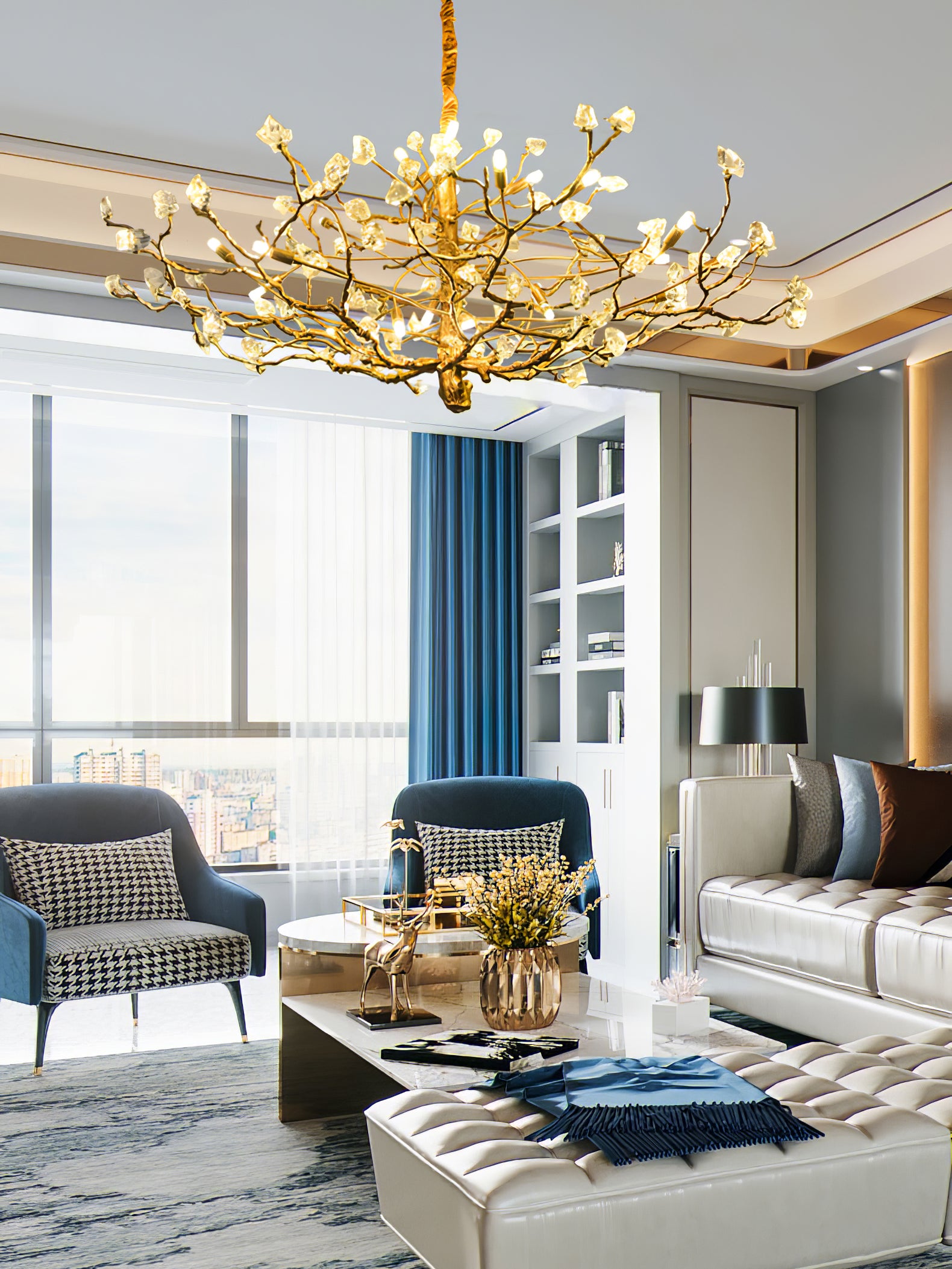 Gemstone Branch Chandelier - Lumpaz