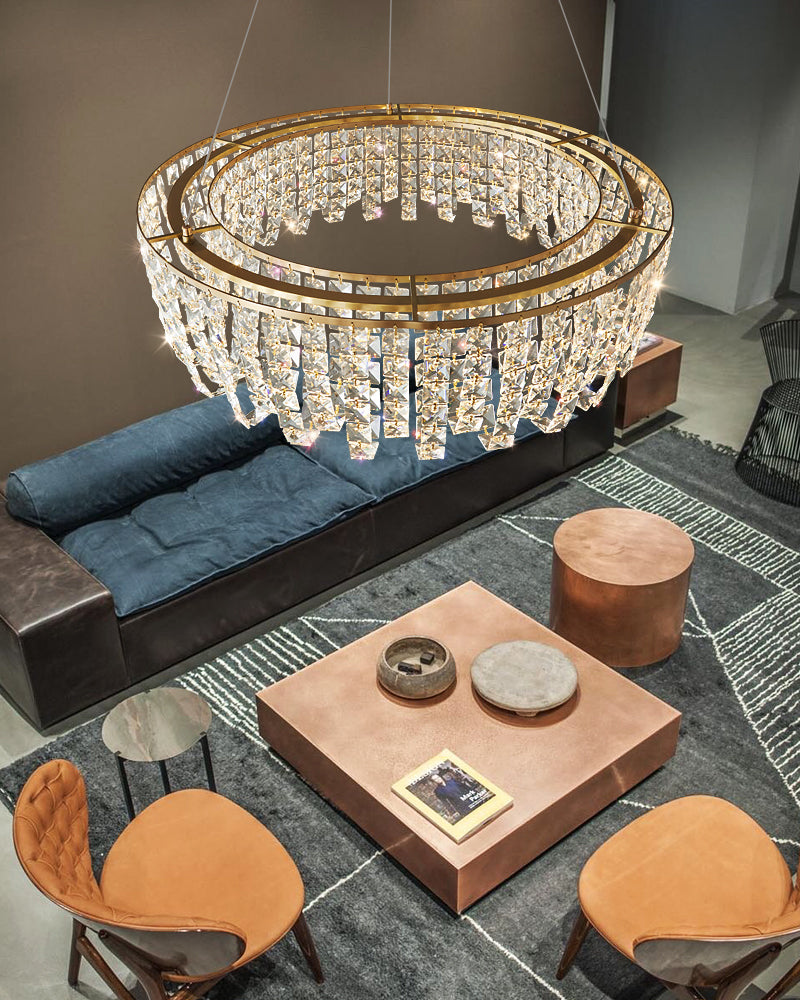 Emory Brass Chandelier - Lumpaz