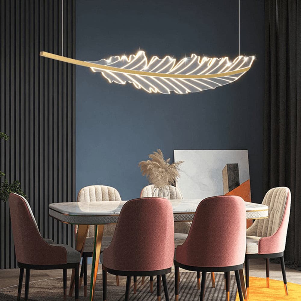 Modern Leaf Shaped Chandelier - Lumpaz