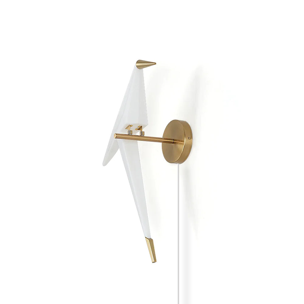 Perching Bird Plug In Wall Lamp - Lumpaz