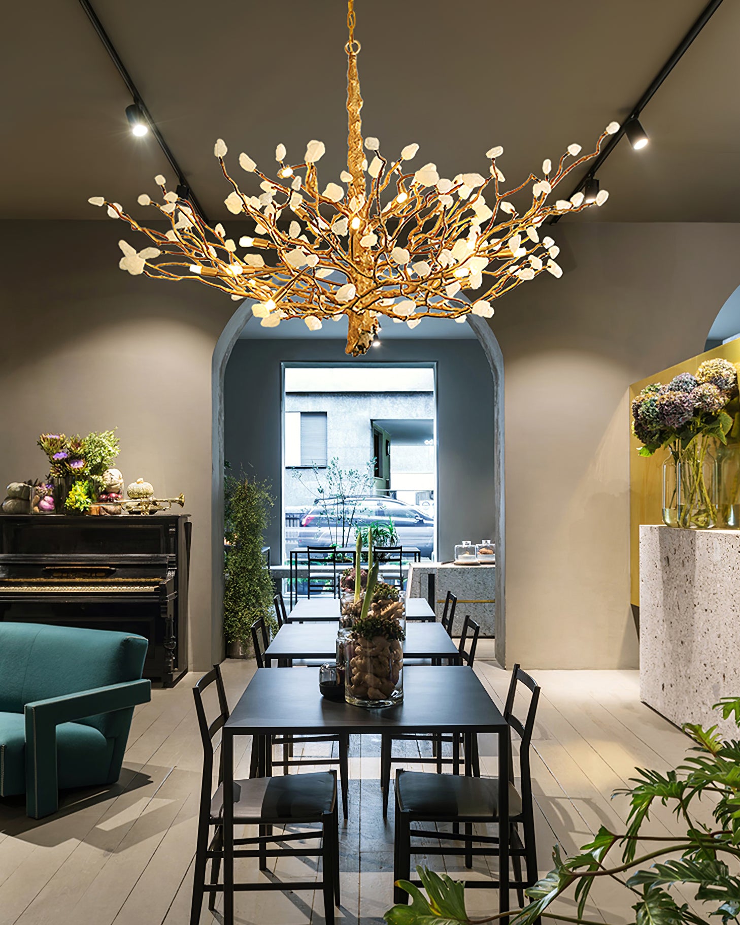 Gemstone Branch Chandelier - Lumpaz