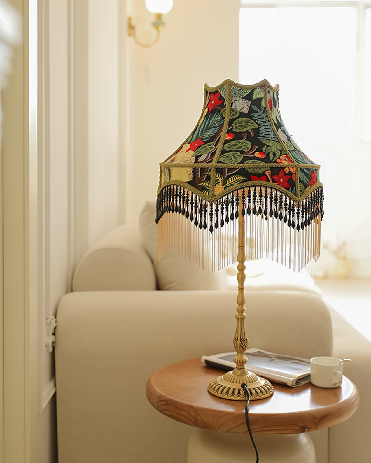 Retro Peony Table Light - Lumpaz