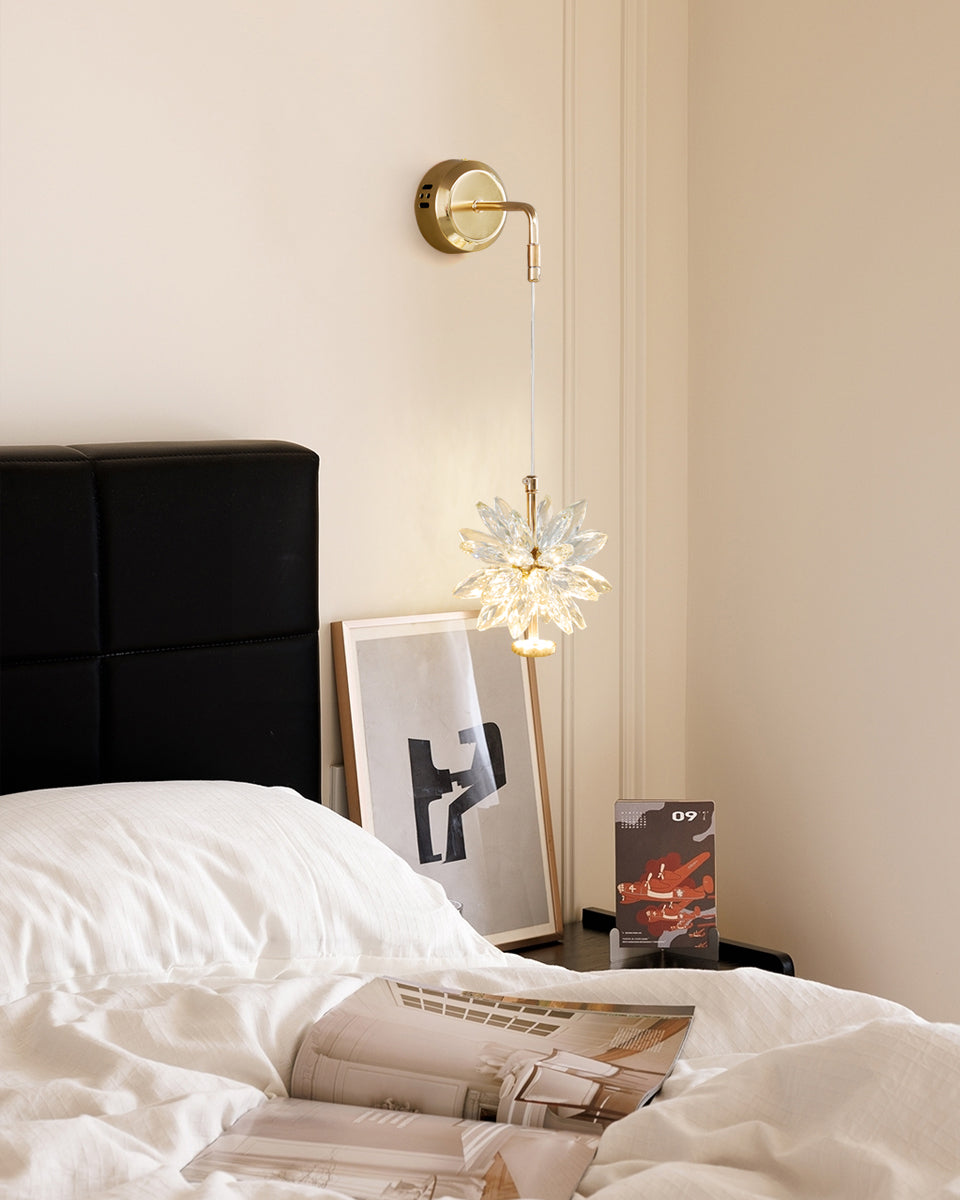 Glam Flower Wall Lamp - Lumpaz