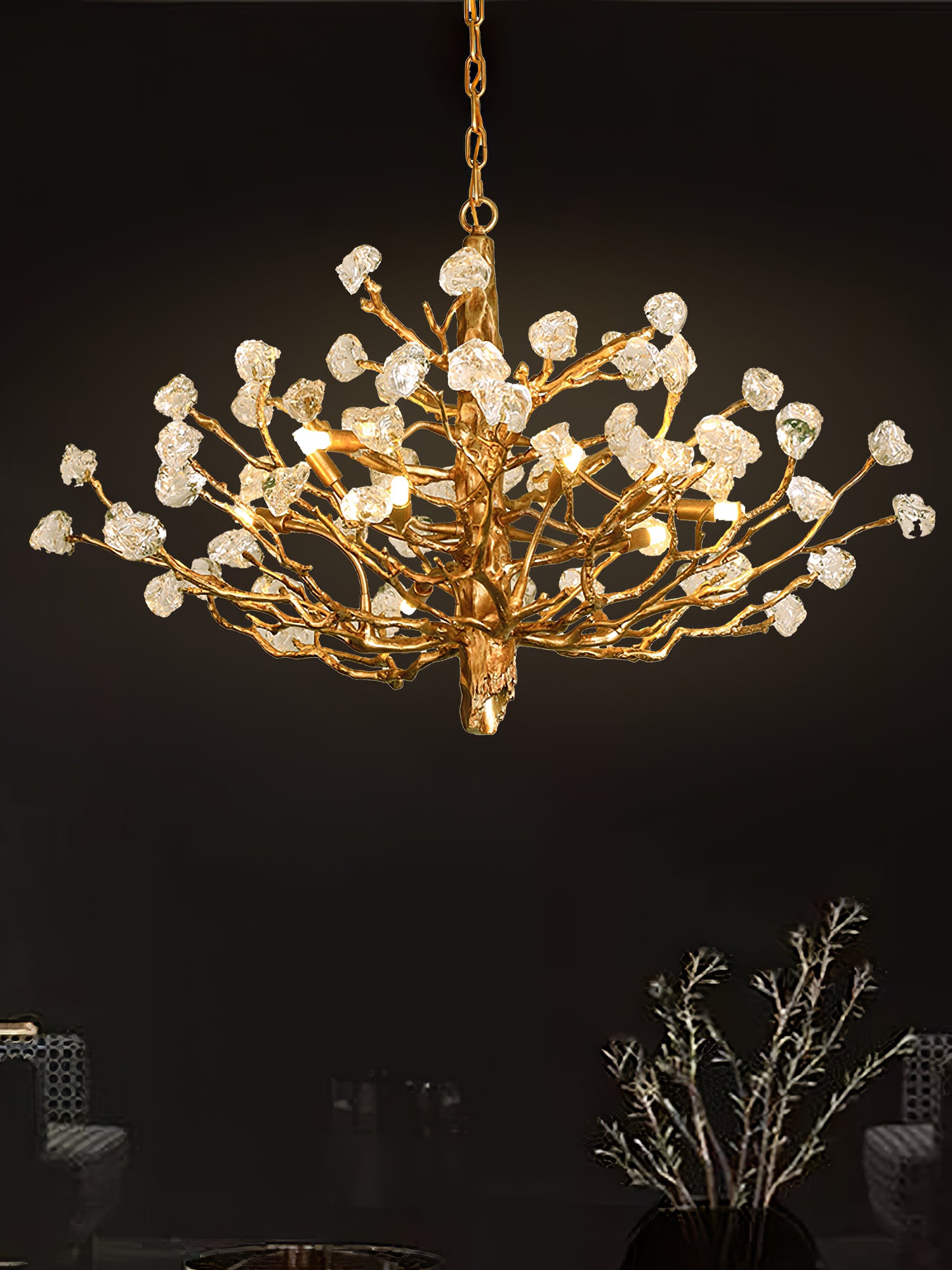 Gemstone Branch Chandelier - Lumpaz