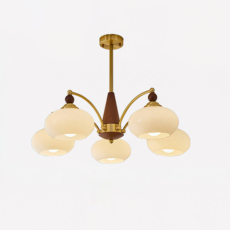 Tillary Wood Chandelier - Lumpaz