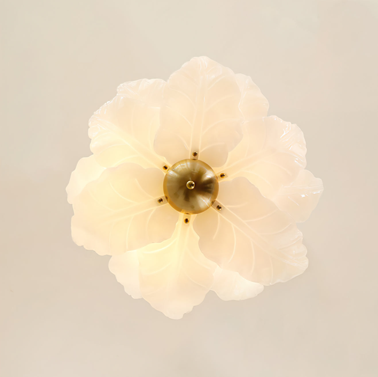 Leaf Glass Ceiling Lamp - Lumpaz