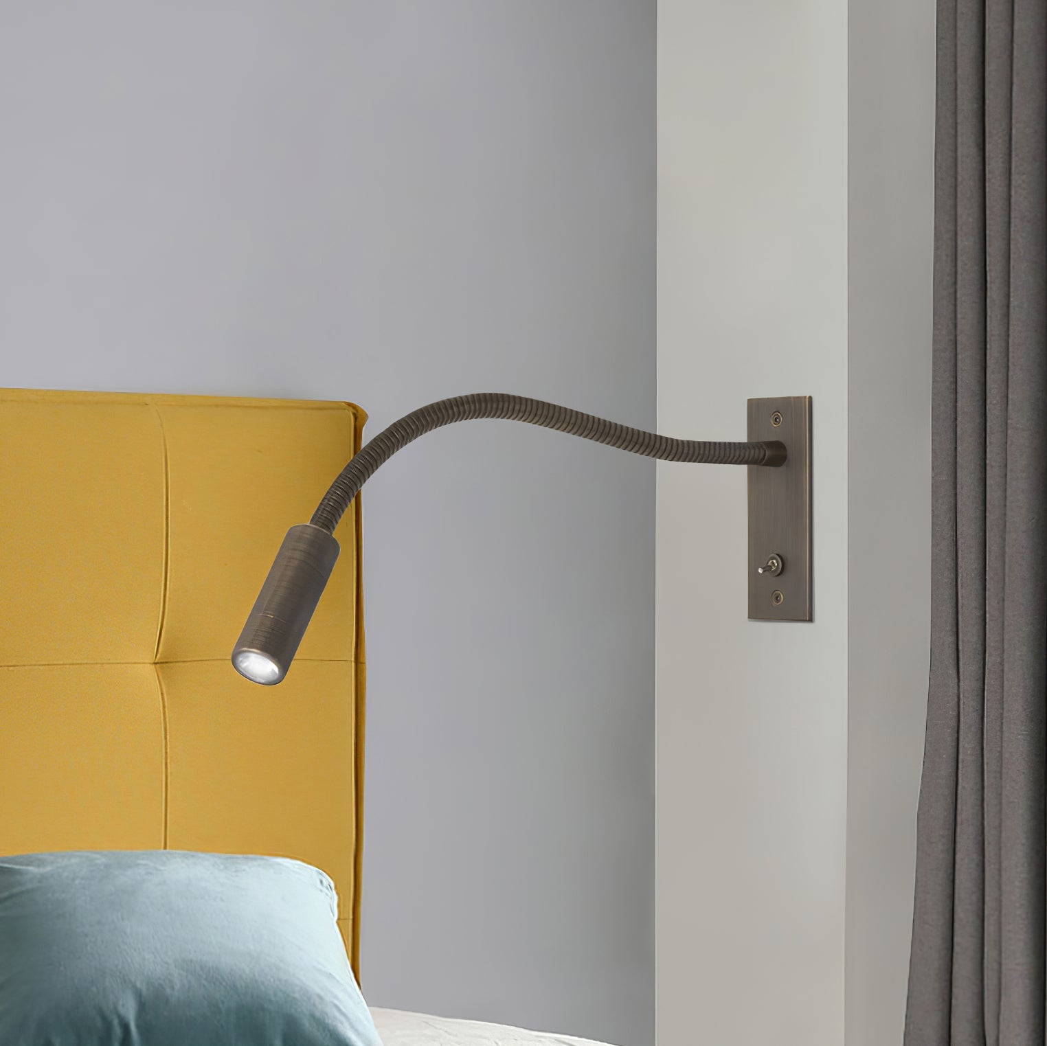 LED Bedroom Art Deco Wall Light - Lumpaz