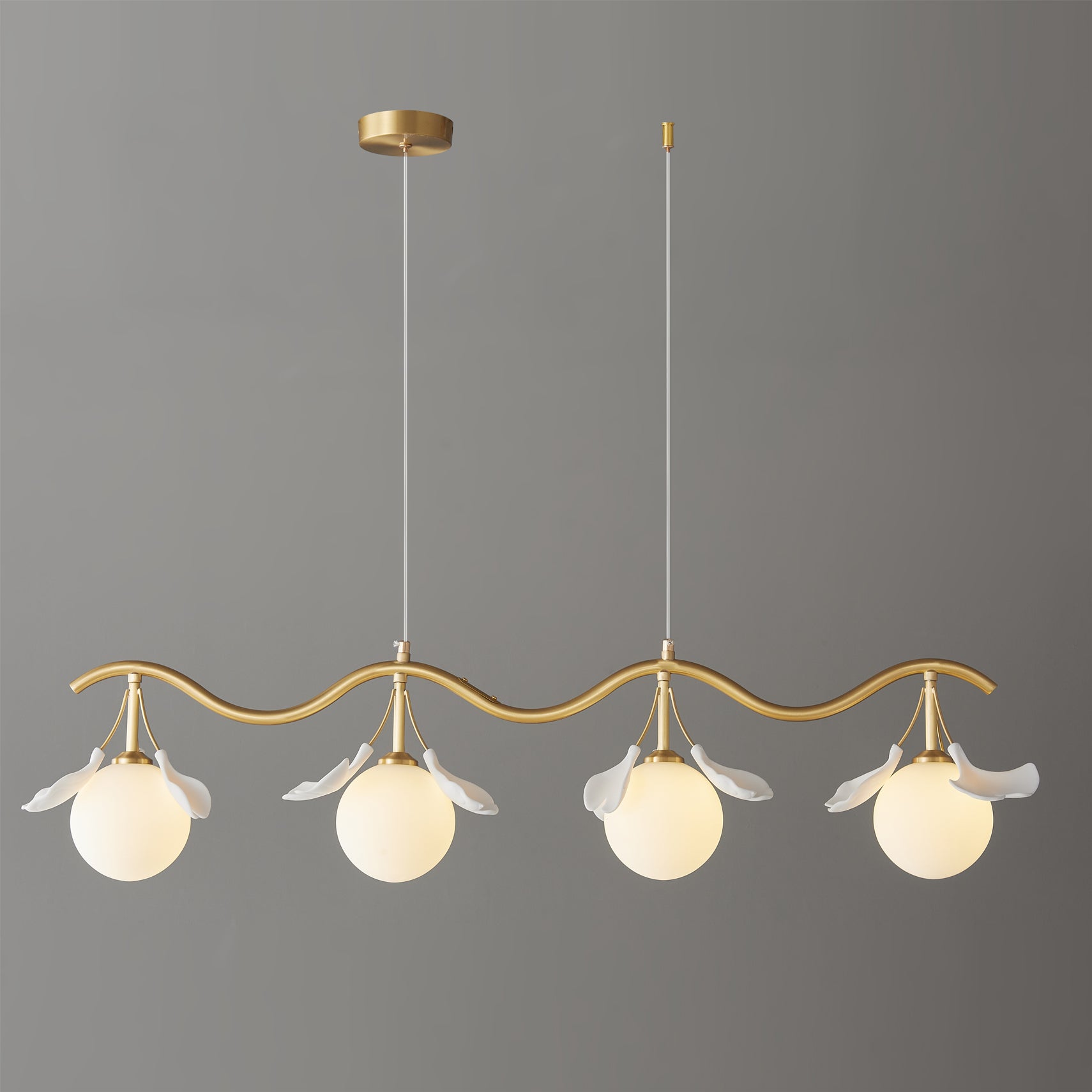 Allanie Gingko Long Chandelier - Lumpaz