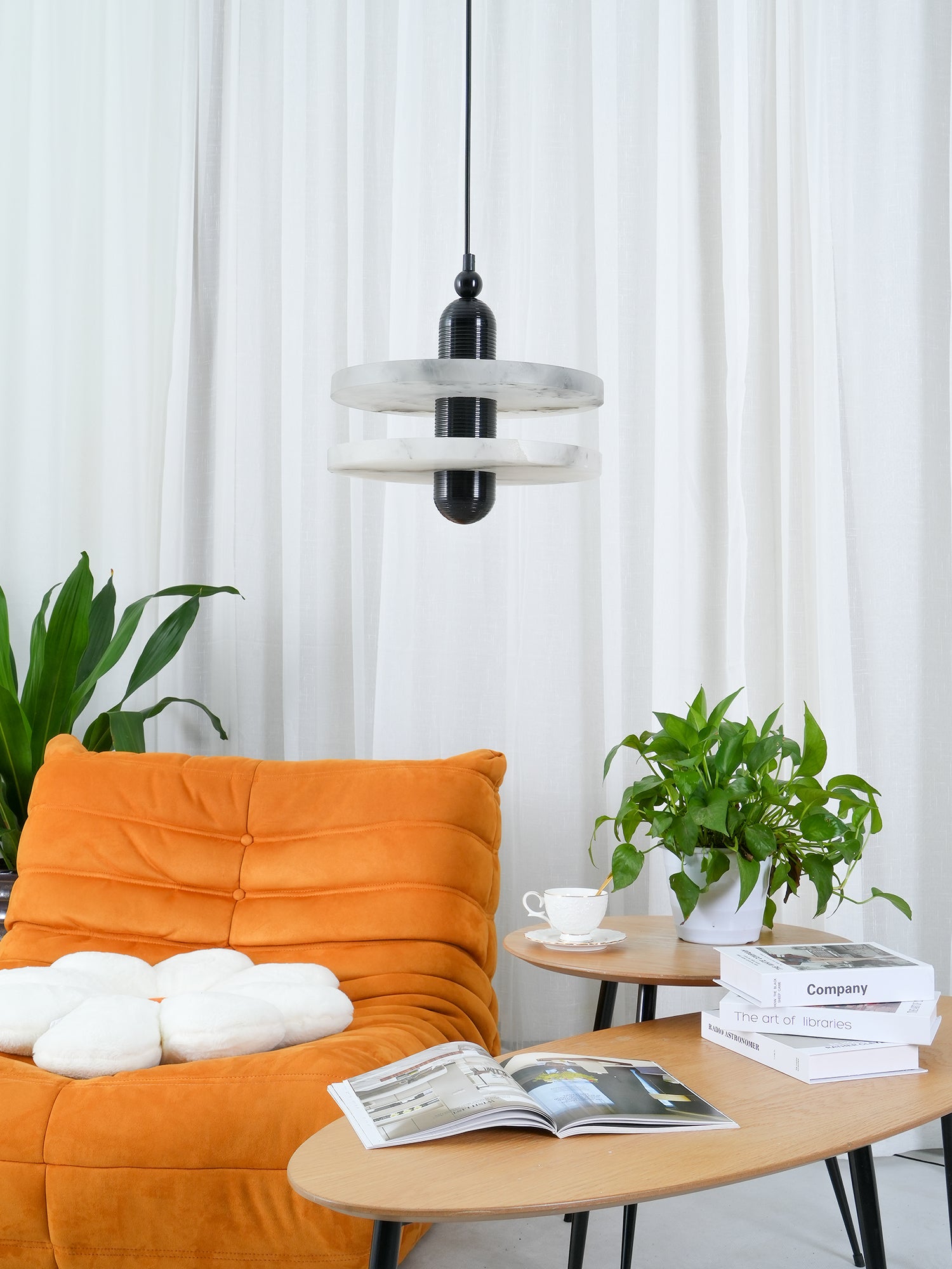 Alabaster Planes Pendant Lamp - Lumpaz