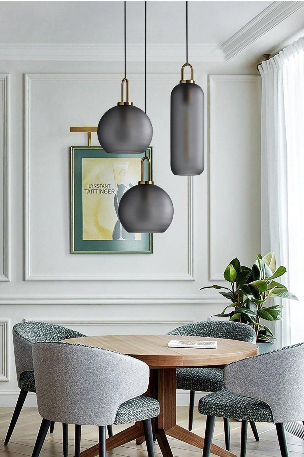 Pendulum Glass Swag Lights - Lumpaz