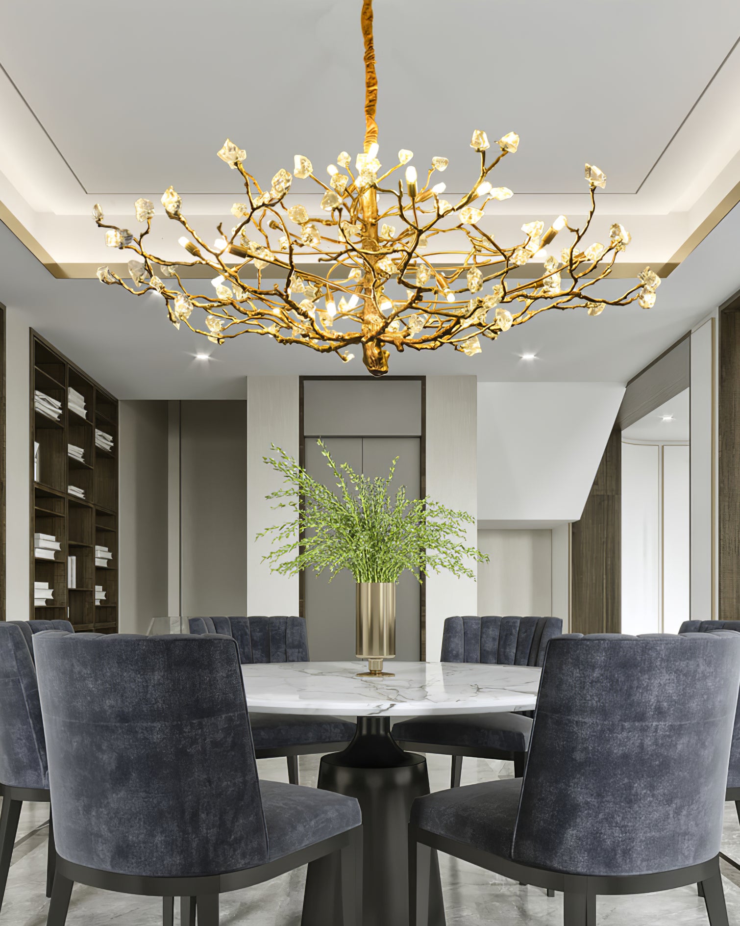 Gemstone Branch Chandelier - Lumpaz