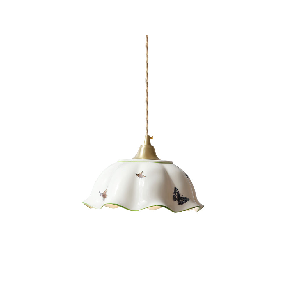 Butterfly Ceramic Pendant Lamp - Lumpaz