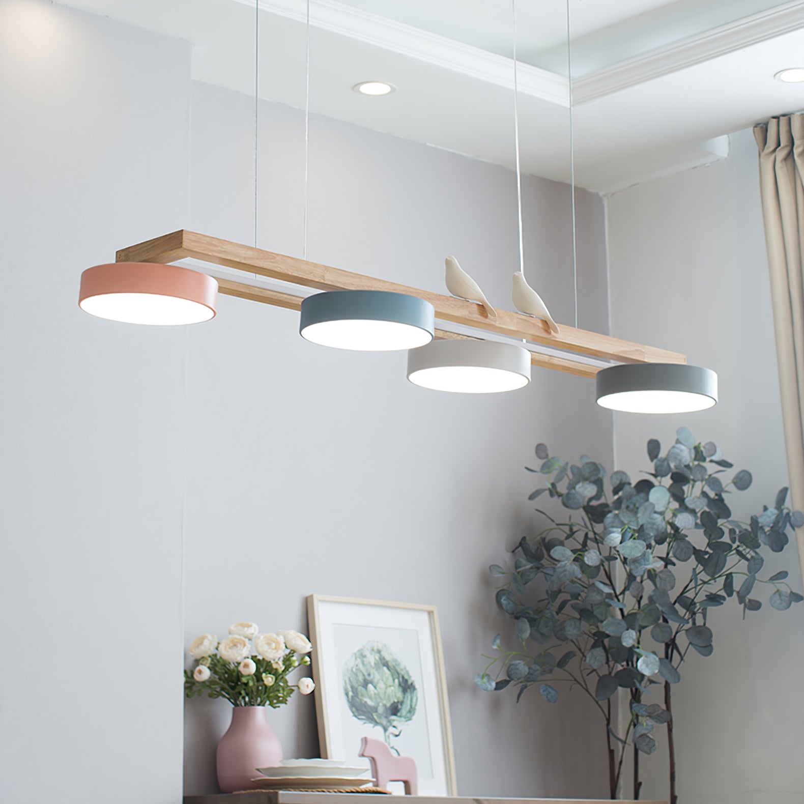 Sienna Bird Long Chandelier - Lumpaz