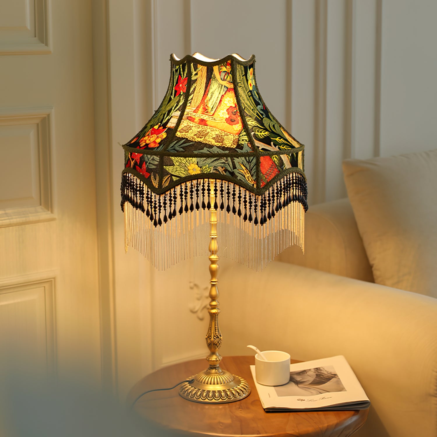 Retro Peony Table Light - Lumpaz