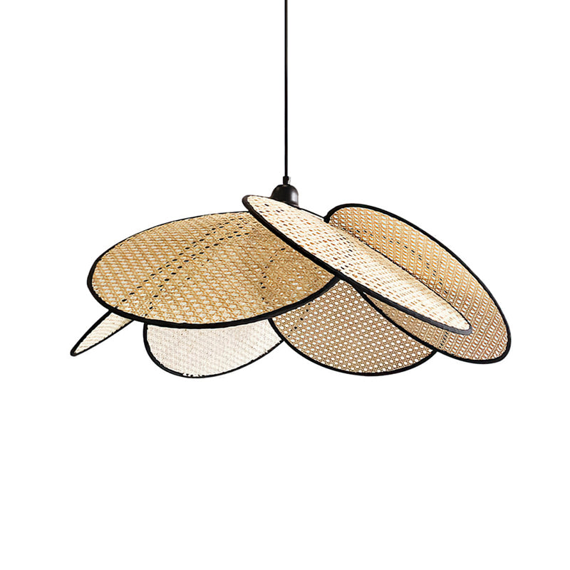 Campbell Rattan Pendant Lamp - Lumpaz