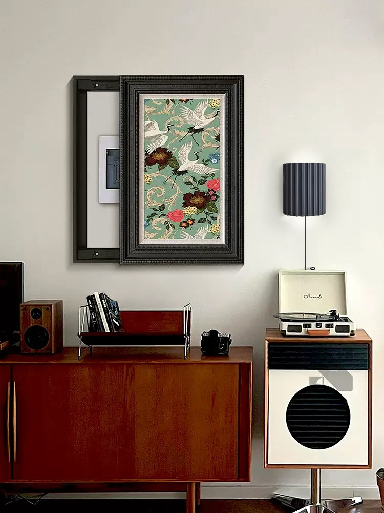 Fluted Resin Plug In Wall Lamp - Lumpaz